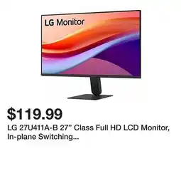 Office Depot LG 27U411A-B 27 Class Full HD LCD Monitor, In-plane Switching (IPS) Technology, 1920 x 1080, Black offer