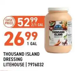 US Foods Chef's Store Thousand island dressing litehouse offer