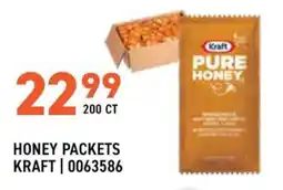 US Foods Chef's Store Honey packets kraft offer