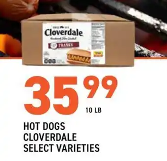 Hot dogs cloverdale select varieties