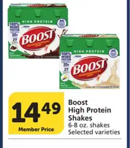 Albertsons Boost High Protein Shakes offer