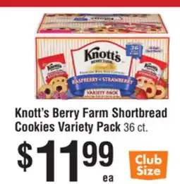 Smart & Final Knott's Berry Farm Shortbread Cookies Variety Pack offer