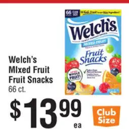 Smart & Final Welch's MIxed Fruit Fruit Snacks offer
