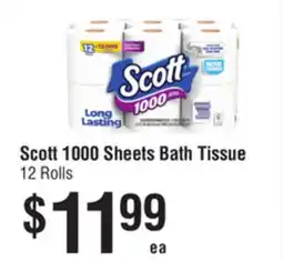 Smart & Final Scott 1000 Sheets Bath Tissue offer