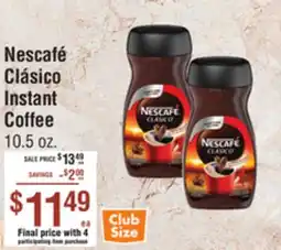Smart & Final Nescafé Clásico Instant Coffee offer