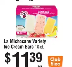 Smart & Final La Michocana Variety Ice Cream Bars offer