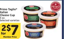 Vons Primo Taglio Italian Cheese Cup offer