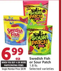 Vons Swedish Fish or Sour Patch offer