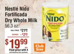 Smart & Final Nestlé Nido Fortificada Dry Whole Milk offer
