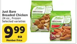 Vons Just Bare Breaded Chicken offer