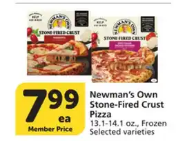 Vons Newman's Own Stone-Fired Crust Pizza offer