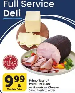 Vons Primo Taglio Premium Ham or American Cheese offer