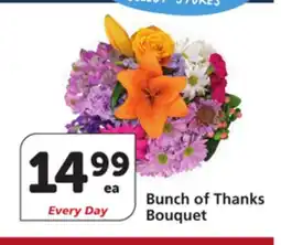 Vons Bunch of Thanks Bouquet offer