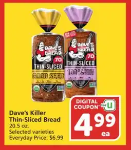 Vons Dave's Killer Thin-Sliced Bread offer