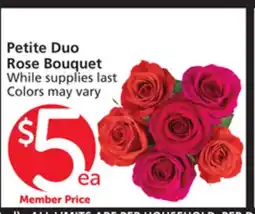 Vons Petite Duo Rose Bouquet offer