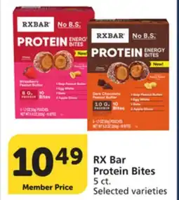 Vons RX Bar Protein Bites offer