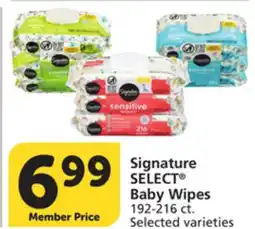 Vons Signature SELECT Baby Wipes offer