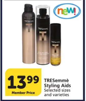 Vons TRESemmè Styling Aids offer