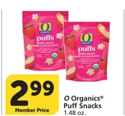 Vons O Organics Puff Snacks offer