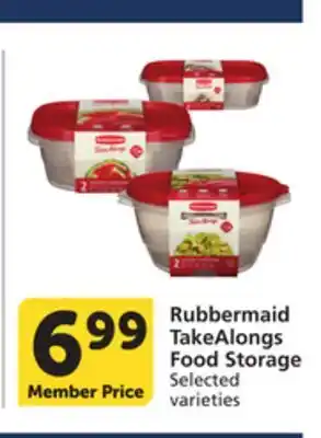 Vons Rubbermaid TakeAlongs Food Storage offer