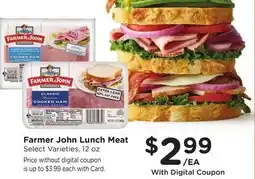 Ralphs Farmer John Lunch Meat offer