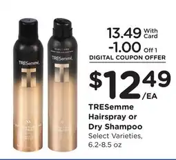 Ralphs TRESemme Hairspray or Dry Shampoo offer