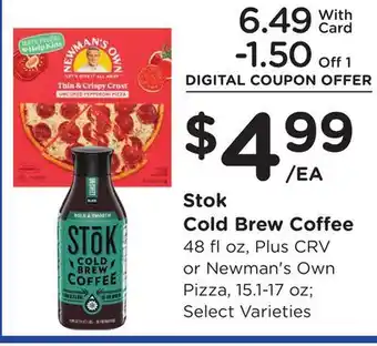 Ralphs Stok Cold Brew Coffee offer