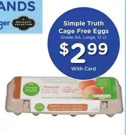 Ralphs Simple Truth Cage Free Eggs offer