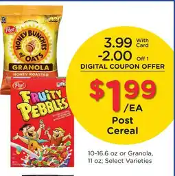 Ralphs Post Cereal offer