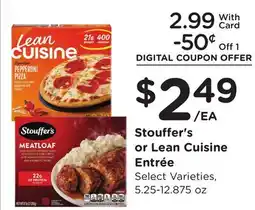 Ralphs Stouffer's or Lean Cuisine Entrée offer