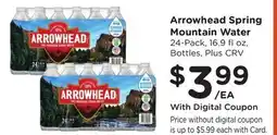 Ralphs Arrowhead Spring Mountain Water offer