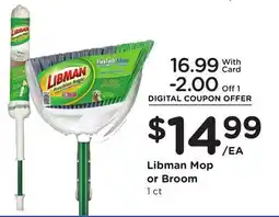 Ralphs Libman Mop or Broom offer
