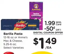 Ralphs Barilla Pasta offer