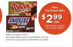Ralphs Mars Ice Cream Bars offer