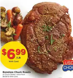 Ralphs Boneless Chuck Roasts offer