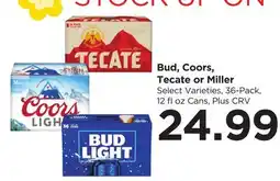 Food 4 Less Bud, Coors, Tecate or Miller offer