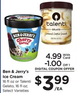Ralphs Ben & Jerry's Ice Cream offer