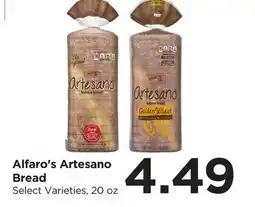 Food 4 Less Alfaro's Artesano Bread offer