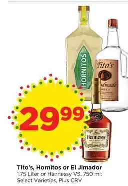Food 4 Less Tito's, Hornitos or El Jimador offer