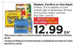 Food 4 Less Modelo, Pacifico or Dos Equis offer