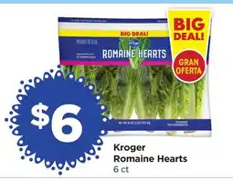 Food 4 Less Kroger Romaine Hearts offer
