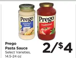 Food 4 Less Prego Pasta Sauce offer