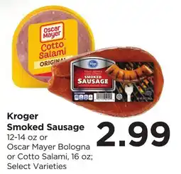 Food 4 Less Kroger Smoked Sausage offer