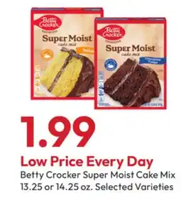 Stater Bros Betty Crocker Super Moist Cake Mix offer