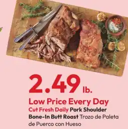 Stater Bros Pork Shoulder Bone-In Butt Roast offer