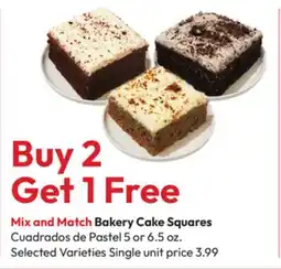 Stater Bros Bakery Cake Squares offer