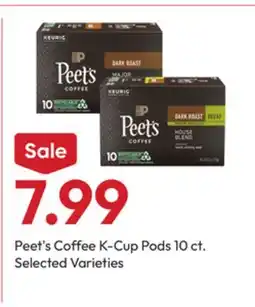 Stater Bros Peet's Coffee K-Cup Pods offer