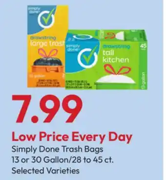 Stater Bros Simply Done Trash Bags offer