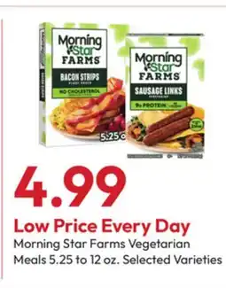 Stater Bros Morning Star Farms Vegetarian Meals offer