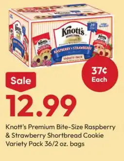 Stater Bros Knott's Premium Bite-Size Raspberry & Strawberry Shortbread Cookie Variety Pack offer